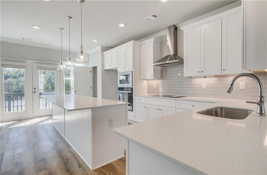 Furnished interior view inside a new home in Silverock, McDonough (Image 11).