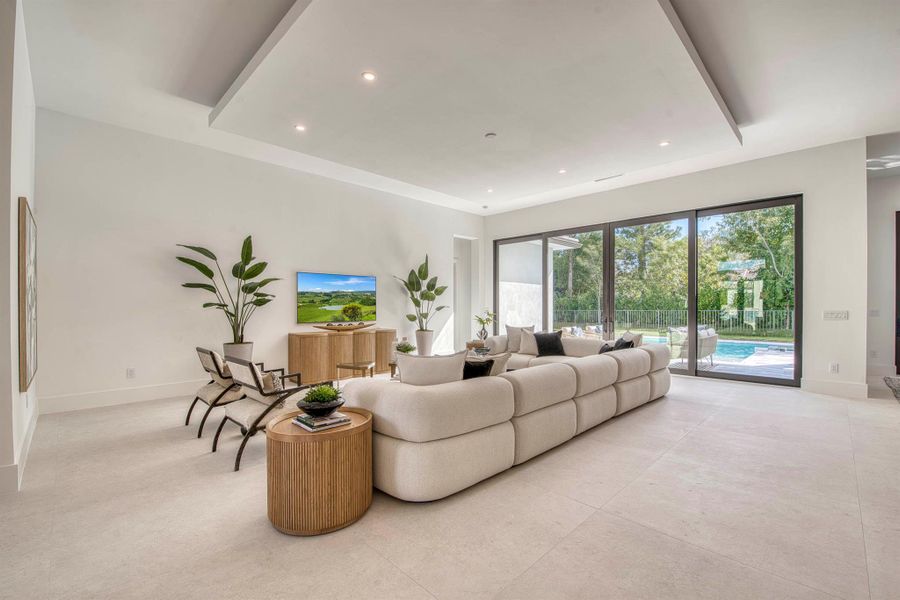 Furnished interior view inside a new home in Symphony at Jupiter, Jupiter (Image 9).