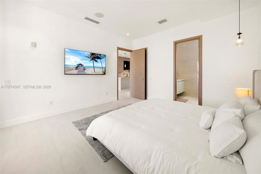 Furnished interior view inside a new home in , Delray Beach (Image 17). Furnished interior view inside a new home in , Delray Beach (Image 17).