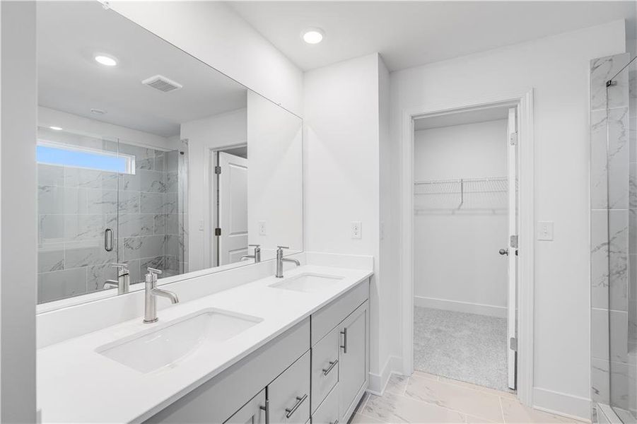Furnished interior view inside a new home in Wellington Estates, Madison (Image 11).