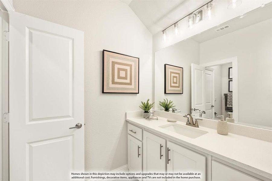 Furnished interior view inside a new home in ArrowBrooke, Aubrey (Image 35).