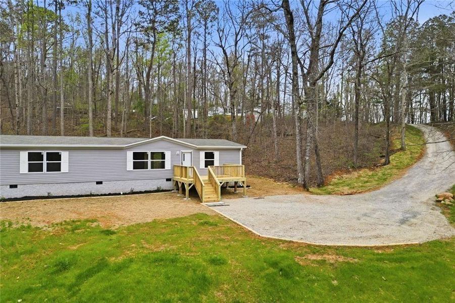 Exterior details and patio area of a home in , Ball Ground (Image 25). Exterior details and patio area of a home in , Ball Ground (Image 25).