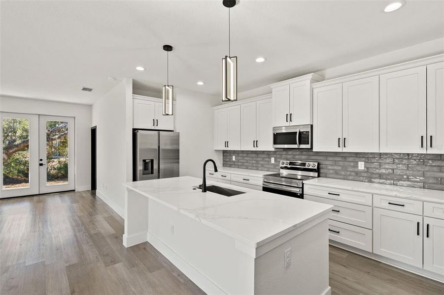 Furnished interior view inside a new home in , Dunnellon (Image 33).