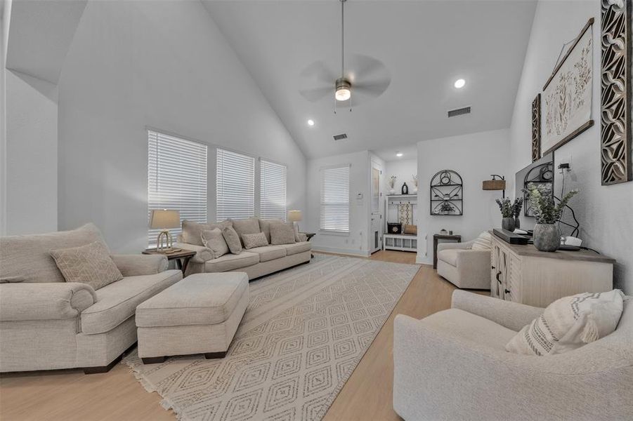 Furnished interior view inside a new home in Karis, Crowley (Image 7).