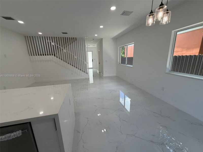 Furnished interior view inside a new home in , Miami (Image 17). Furnished interior view inside a new home in , Miami (Image 17).