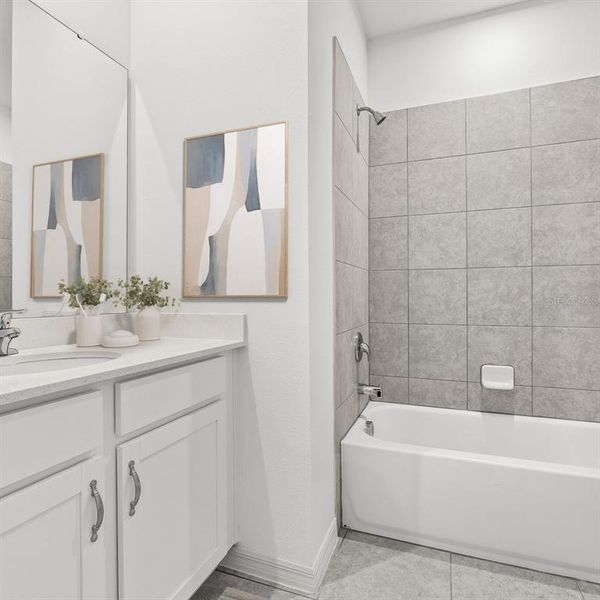 Furnished interior view inside a new home in Spring Walk at the Junction, Debary (Image 14).