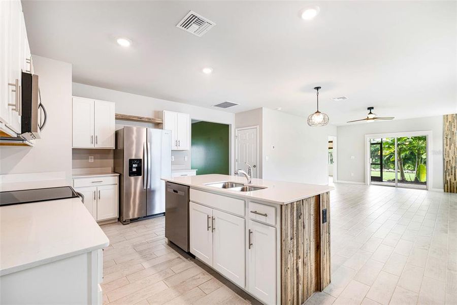 Furnished interior view inside a new home in , North Fort Myers (Image 8).