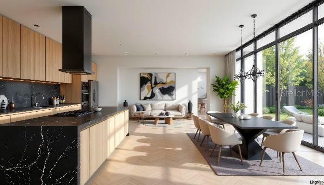 Furnished interior view inside a new home in , Sebring (Image 2). Furnished interior view inside a new home in , Sebring (Image 2).