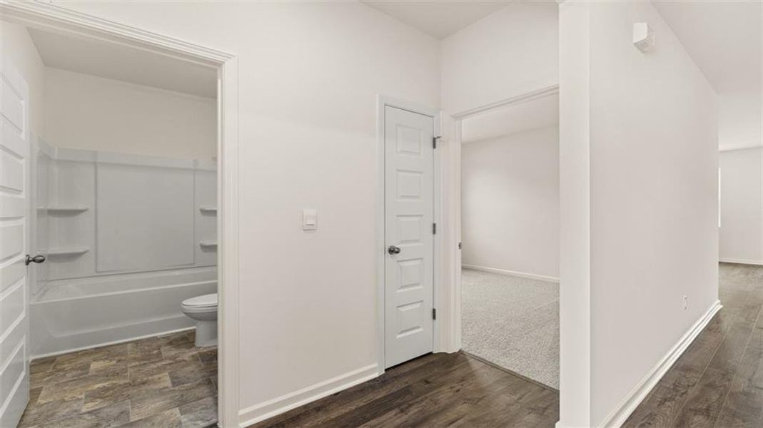 Furnished interior view inside a new home in Champion's Run, Lithonia (Image 10).