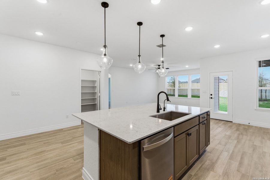 Furnished interior view inside a new home in Davis Ranch, San Antonio (Image 12).