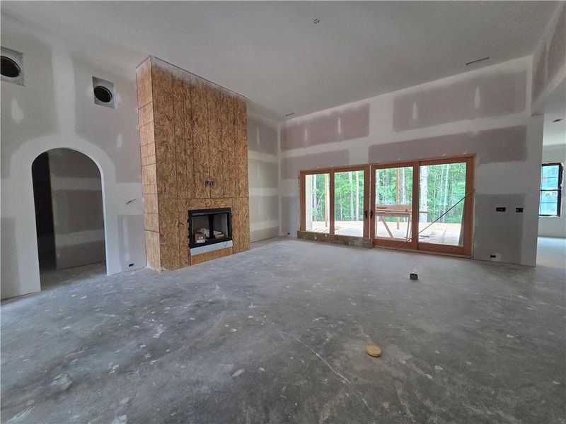 In-progress construction of a new home in , Acworth, GA (Image 7).