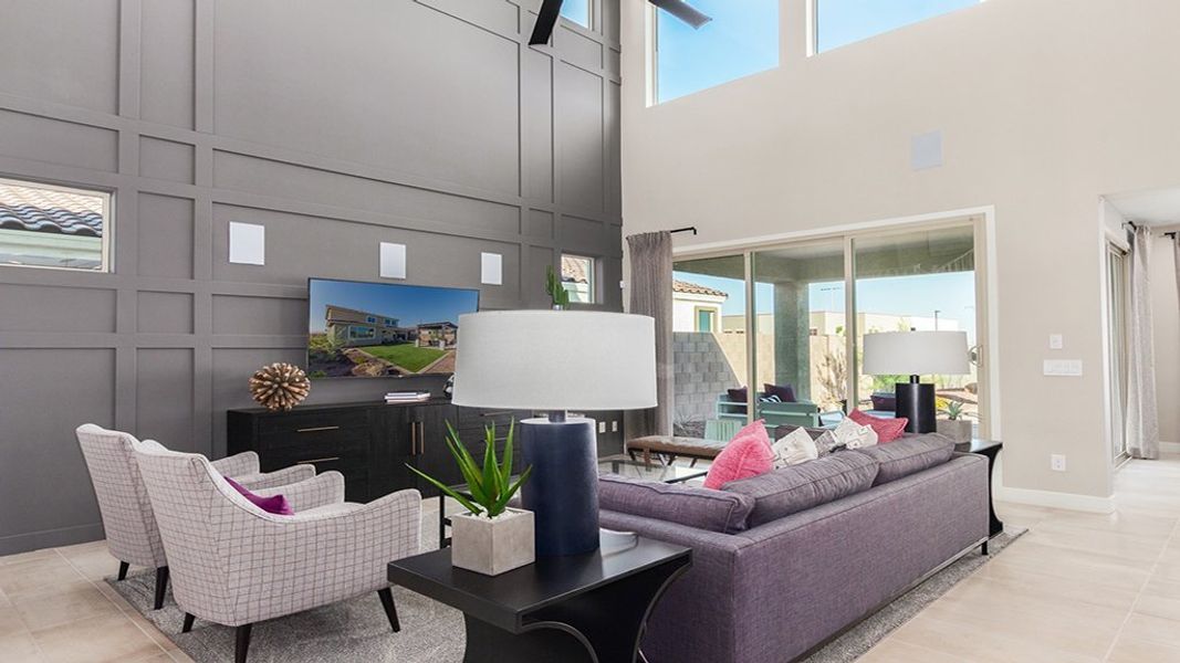 Representative furnished interior of a home built from the Pinnacle by Taylor Morrison in Tierra Montana Encore Collection, Laveen (Image 12). Representative furnished interior of a home built from the Pinnacle by Taylor Morrison in Tierra Montana Encore Collection, Laveen (Image 12).