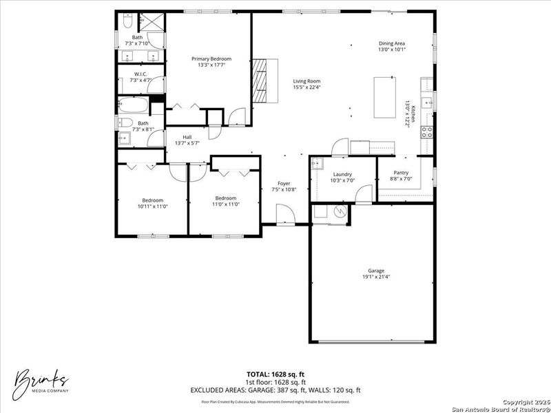 2D floor plan layout of this home in , Fischer, TX (Image 4).