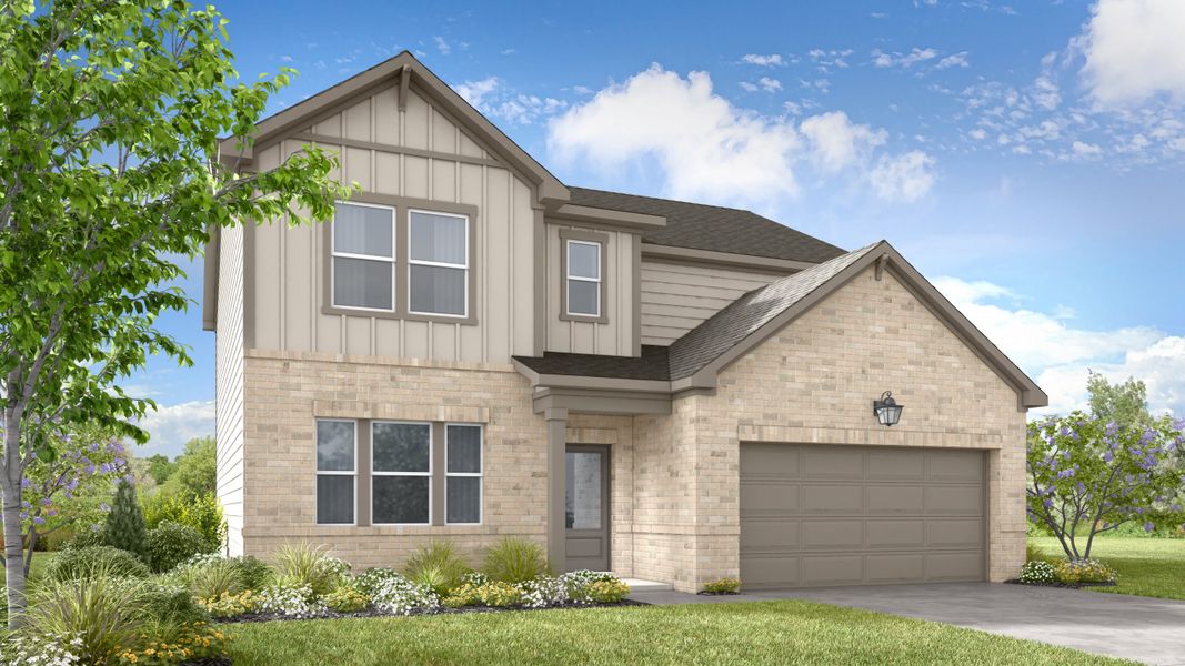 Representative exterior photo of a completed home built from the Aspire by Taylor Morrison in Weatherfield, Buford, GA (Image 6).