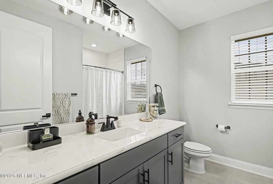 Furnished interior view inside a new home in Courtney Oaks in SilverLeaf, St. Augustine (Image 12).