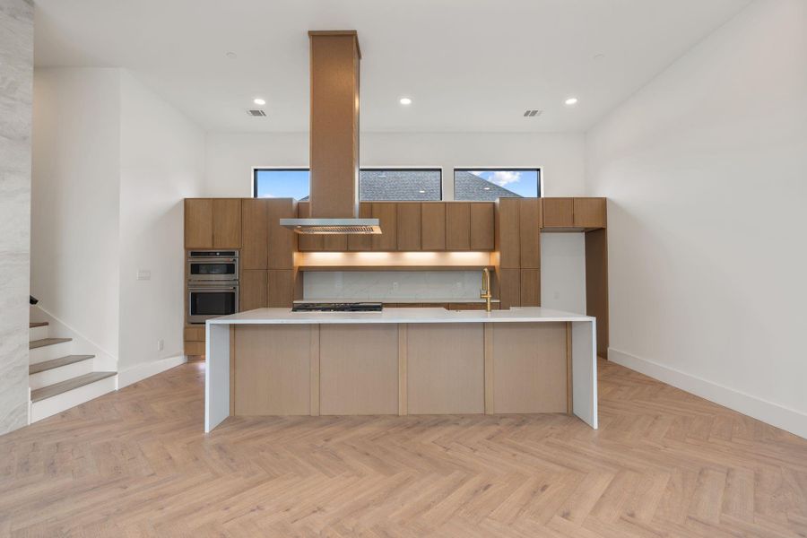 Furnished interior view inside a new home in , Houston (Image 8).