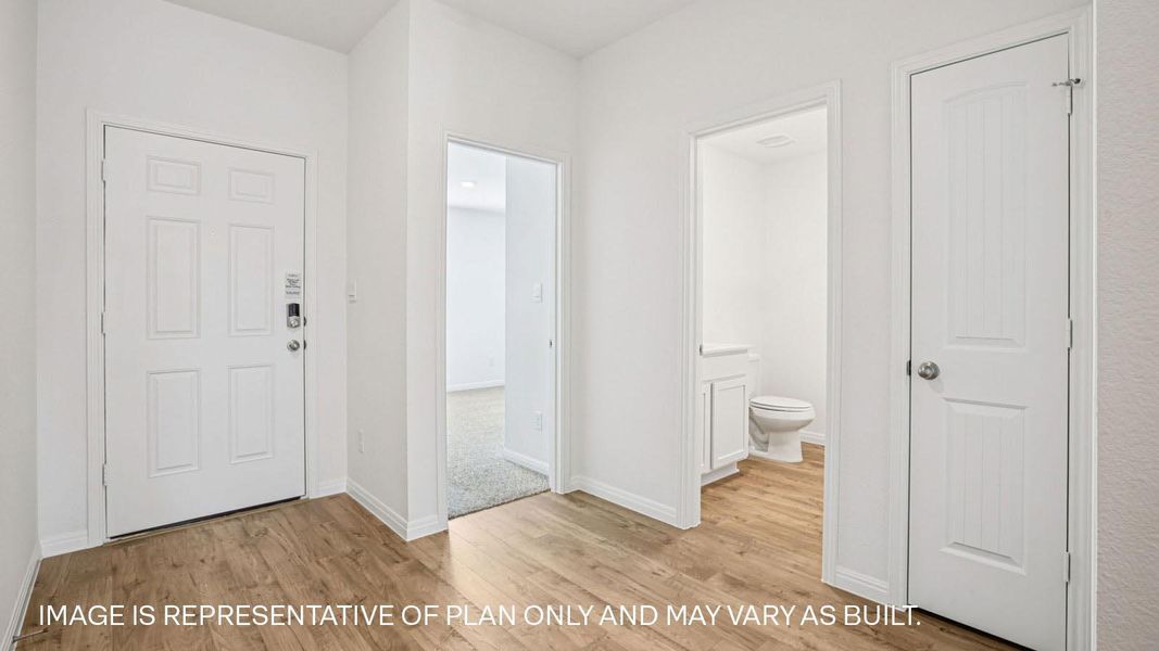 Spacious, unfurnished interior of a new home in Trails at Wildhorse, Austin (Image 21). Spacious, unfurnished interior of a new home in Trails at Wildhorse, Austin (Image 21).