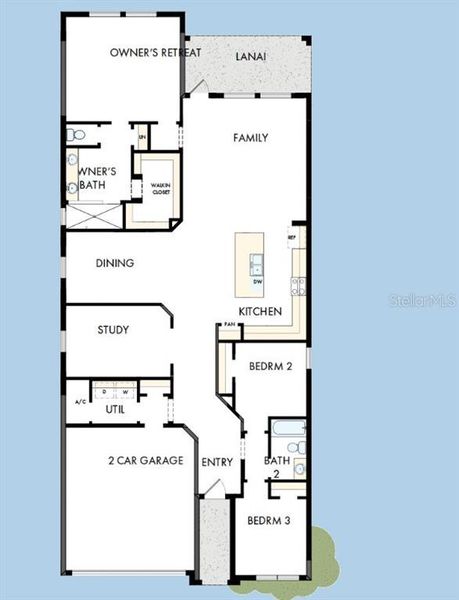 2D floor plan layout of this home in Eastlyn, Bradenton, FL (Image 4). 2D floor plan layout of this home in Eastlyn, Bradenton, FL (Image 4).