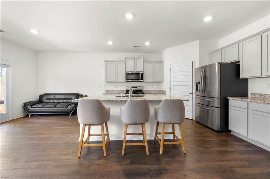 Furnished interior view inside a new home in Summerwind, Dacula (Image 6).