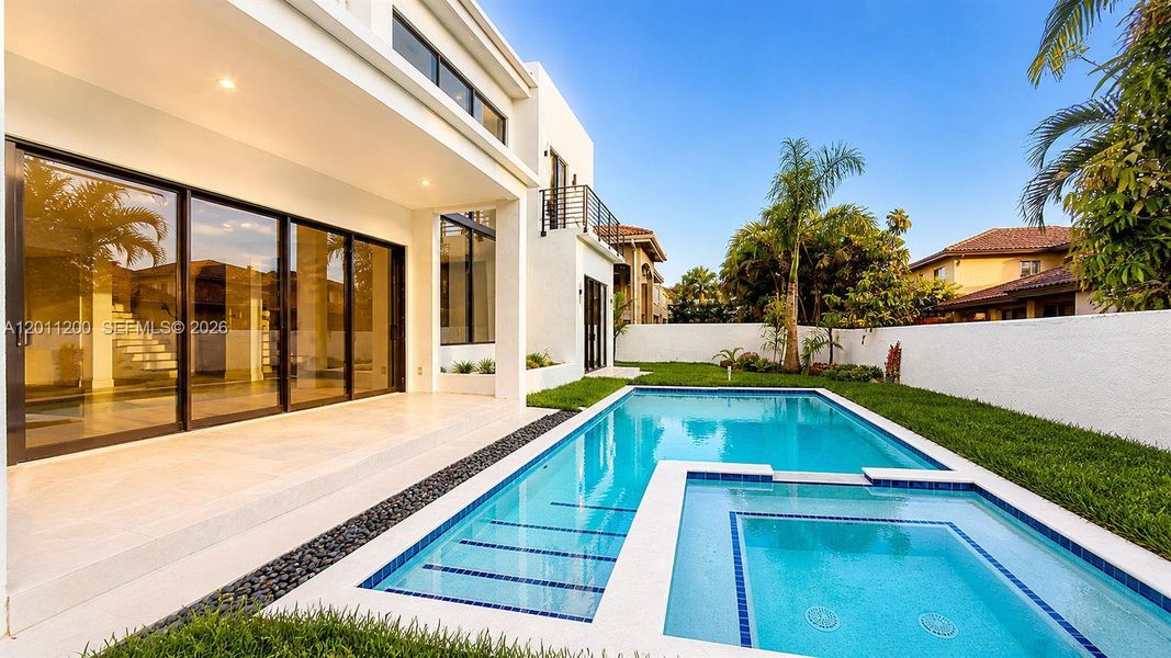 Exterior details and patio area of a home in , Miami Lakes (Image 32).