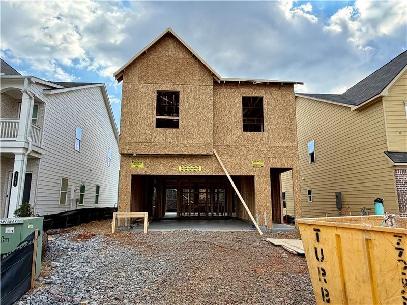 In-progress construction of a new home in Winsome Park, Woodstock, GA (Image 25).