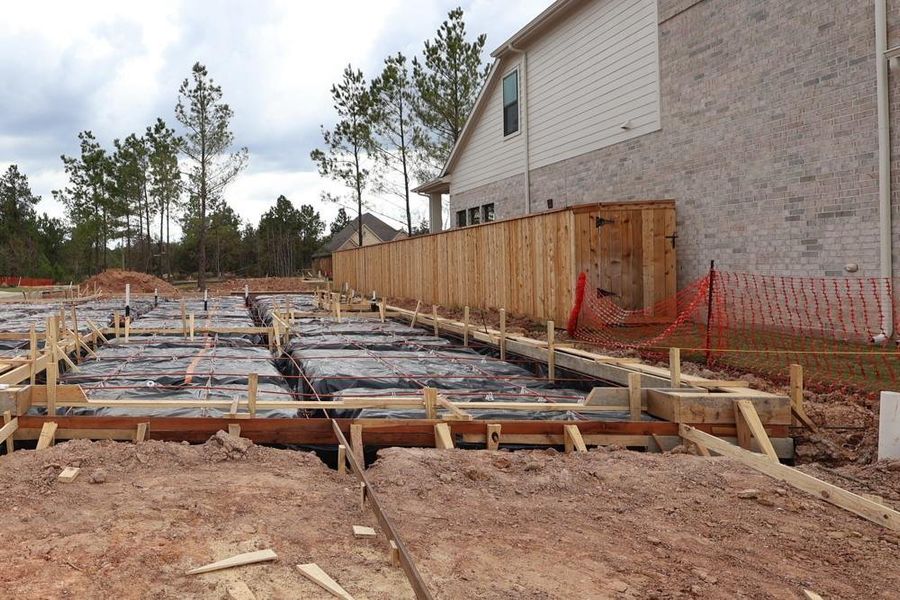 Every foundation at DWH is engineered and it’s inspected three times! We do not do “batch” testing.  Rest easy knowing your foundation comes with a 10 year warranty.