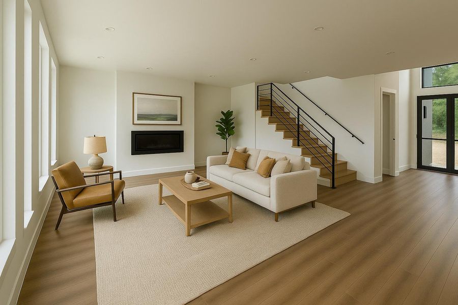 Furnished interior view inside a new home in , Austin (Image 3).