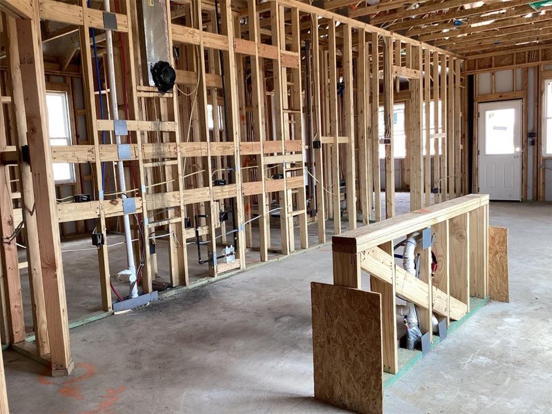 In-progress construction of a new home in Lariat, Liberty Hill, TX (Image 8).