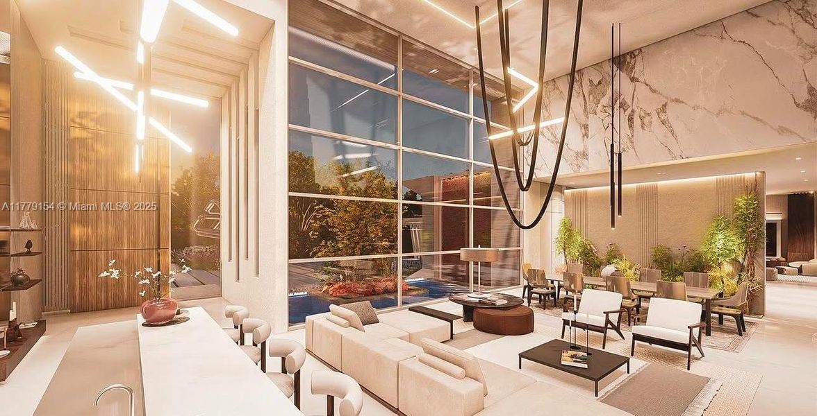 Furnished interior view inside a new home in , Delray Beach (Image 4). Furnished interior view inside a new home in , Delray Beach (Image 4).