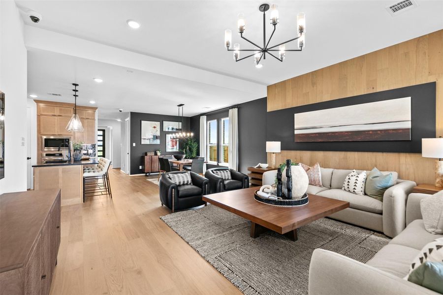 Furnished interior view inside a new home in River Ranch, Dayton (Image 27).