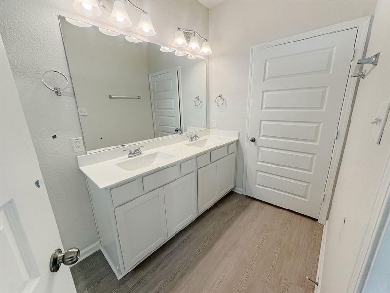 The Piedmont- Primary Bath with Dual Vanities The Piedmont- Primary Bath with Dual Vanities