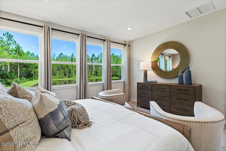 Furnished interior view inside a new home in Seminole Palms, Palm Coast (Image 17).