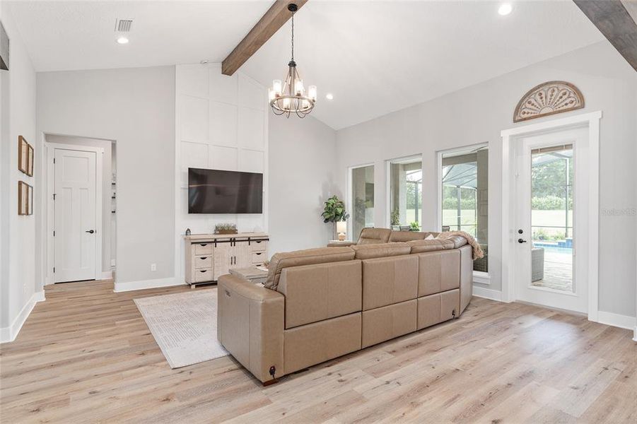 Furnished interior view inside a new home in , Oxford (Image 50).