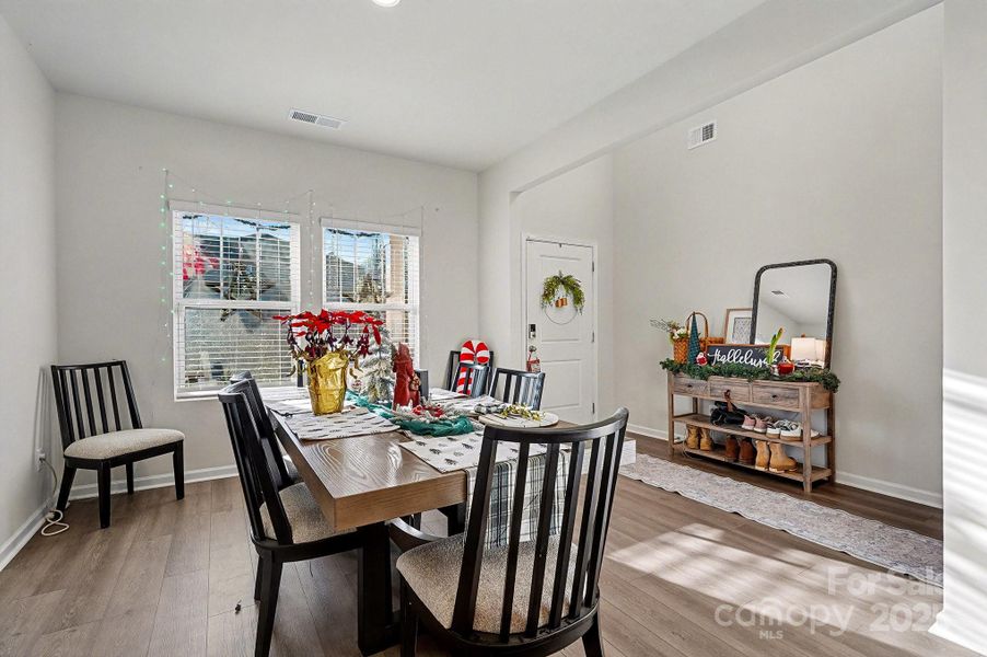 Furnished interior view inside a new home in Shepherds Landing, Mooresville (Image 19).