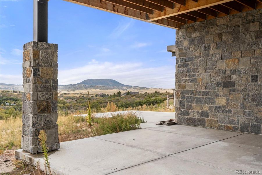 Exterior details and patio area of a home in , Castle Rock (Image 19).