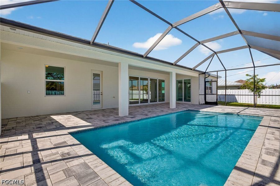 Exterior details and patio area of a home in Cape Coral, Cape Coral (Image 20).