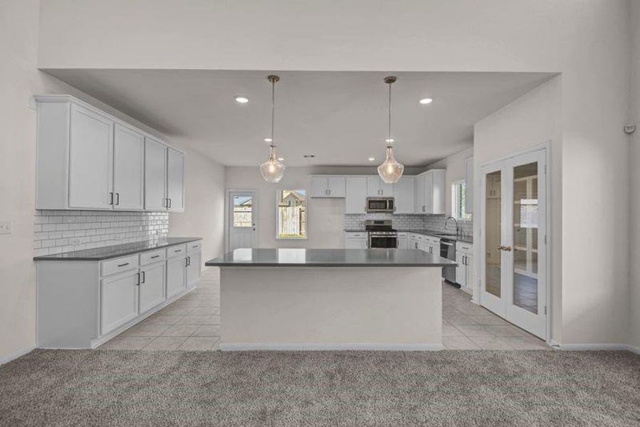 Furnished interior view inside a new home in , Pearland (Image 6). Furnished interior view inside a new home in , Pearland (Image 6).