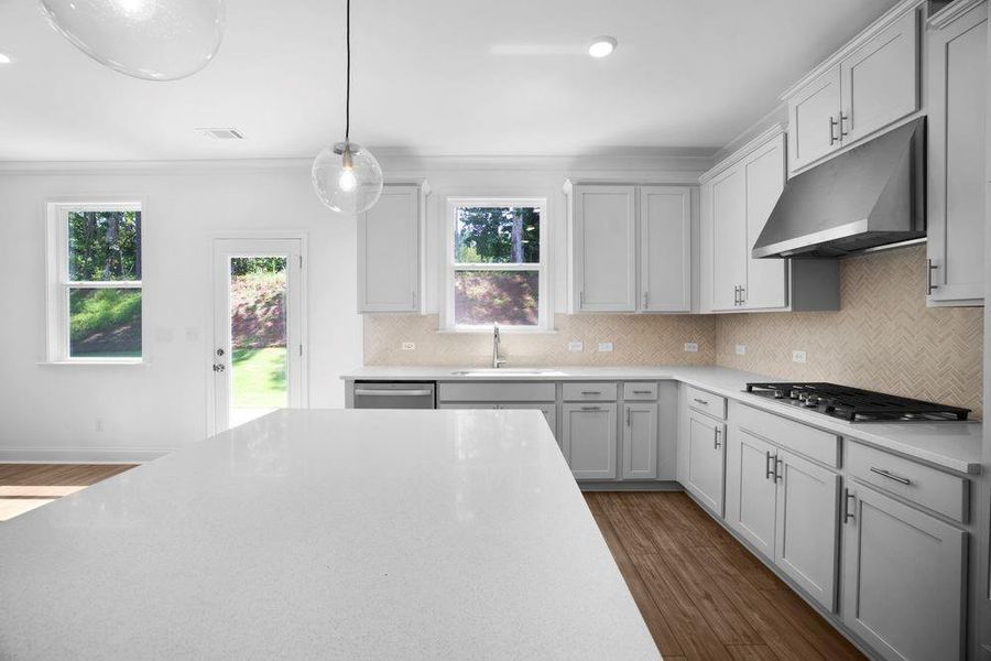 Furnished interior view inside a new home in Bailey Fence, Dacula (Image 8).