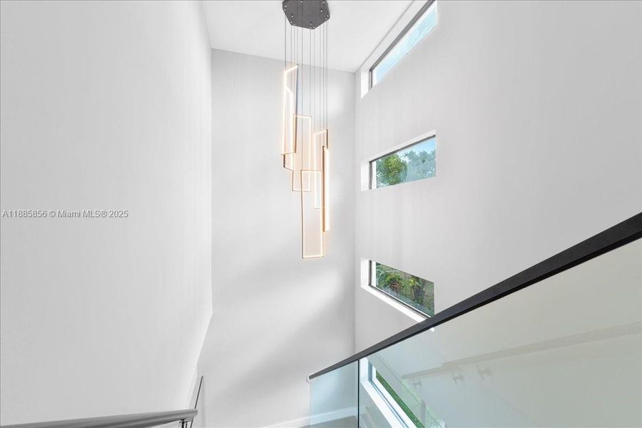 Furnished interior view inside a new home in , Miami (Image 10).