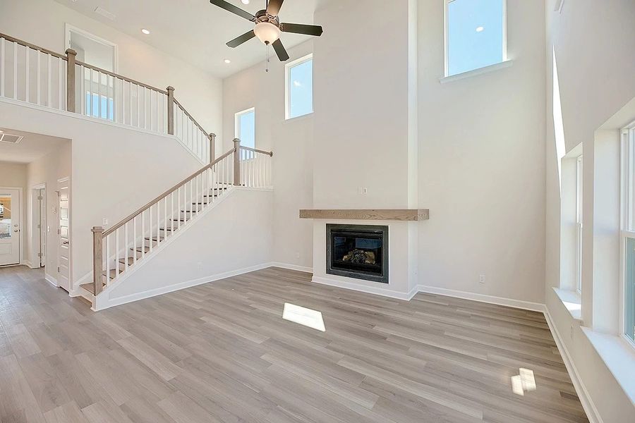 Representative unfurnished interior of a home built from the Monroe by Ashton Woods in Watson Hill, Summerville (Image 19). Representative unfurnished interior of a home built from the Monroe by Ashton Woods in Watson Hill, Summerville (Image 19).
