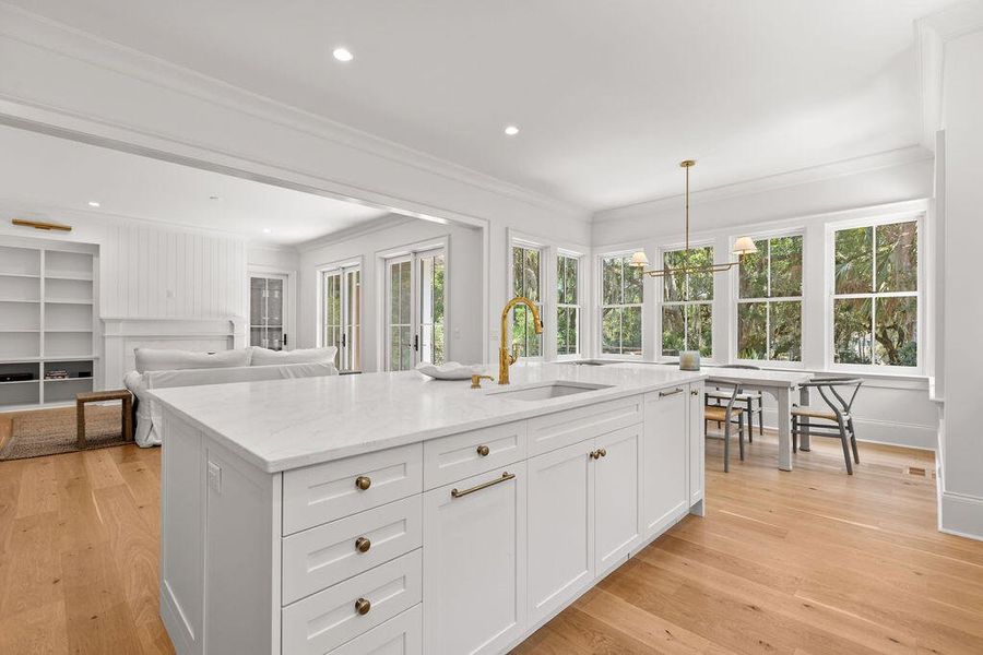 Furnished interior view inside a new home in , Seabrook Island (Image 12).