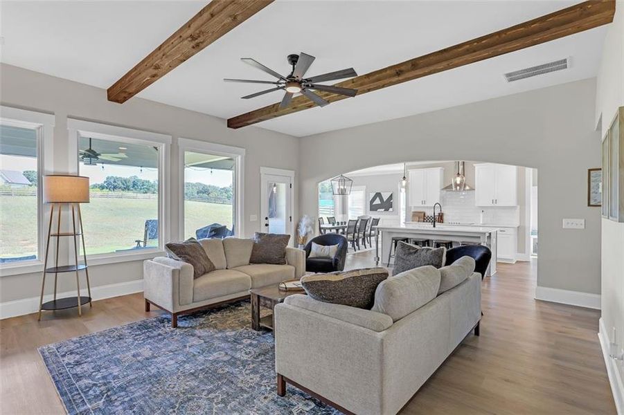 Furnished interior view inside a new home in , McDonough (Image 11).