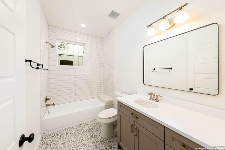 Furnished interior view inside a new home in , San Antonio (Image 15).