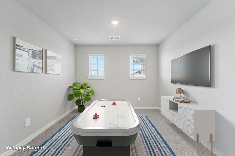 Furnished interior view inside a new home in Heights of Barbers Hill, Mont Belvieu (Image 6). Furnished interior view inside a new home in Heights of Barbers Hill, Mont Belvieu (Image 6).