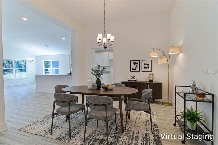 Furnished interior view inside a new home in Briarwood, Alachua (Image 6).