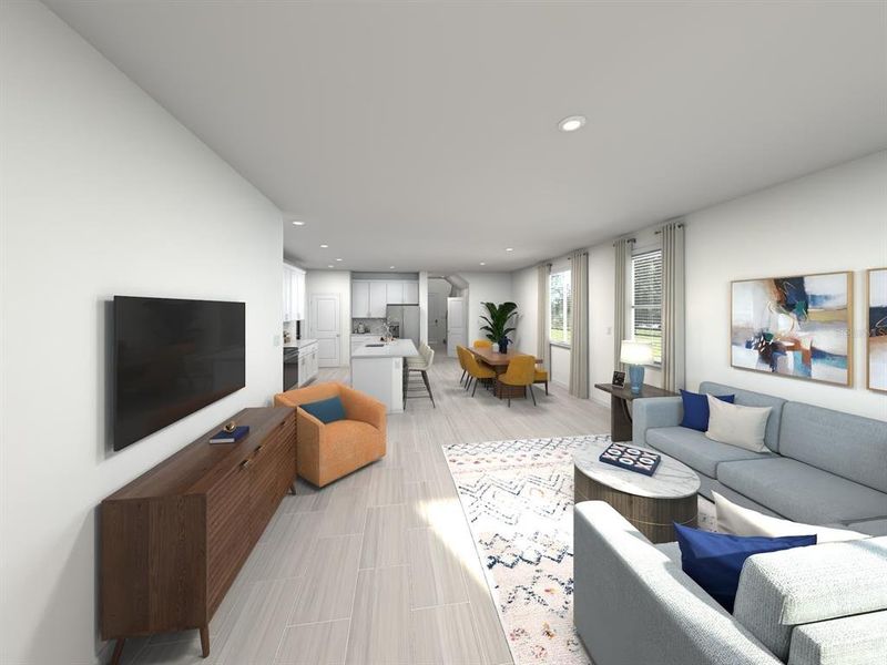 Photo is not of the actual home but is an inspirational photo of builder’s model home and may depict options, furnishings, and/or decorator features that are not included.