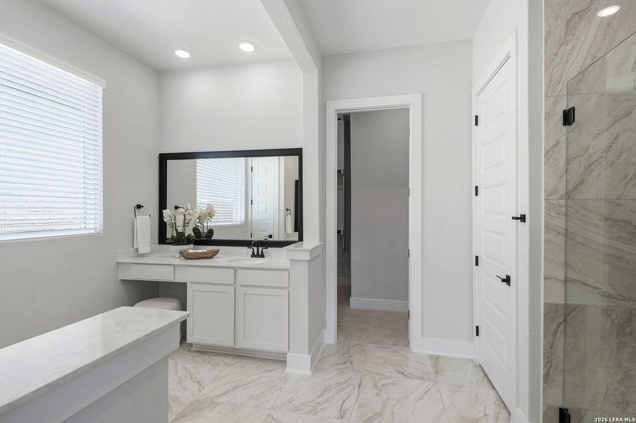 Furnished interior view inside a new home in Potranco Oaks 100's, Castroville (Image 19). Furnished interior view inside a new home in Potranco Oaks 100's, Castroville (Image 19).