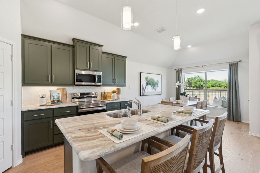 Representative furnished interior of a home built from the Concept 1660 by Landsea Homes in Summer Crest, Fort Worth (Image 34).