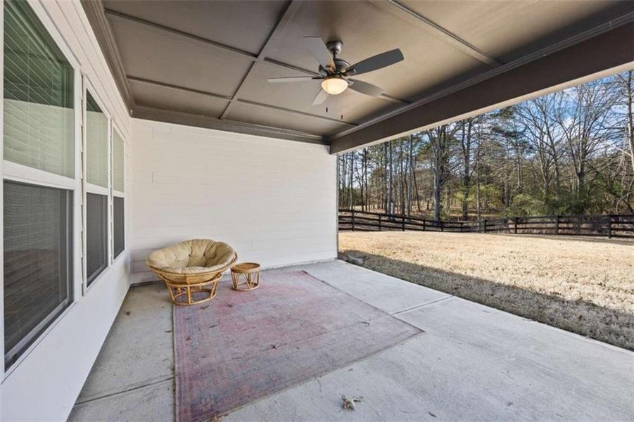 Exterior details and patio area of a home in , Monroe (Image 30).