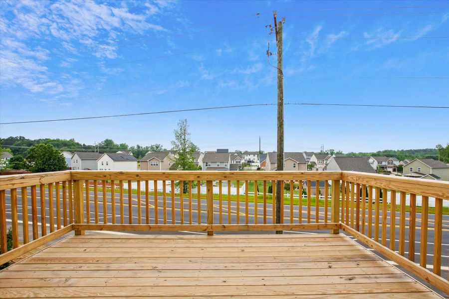 Exterior details and patio area of a home in The Parc Townes at Wendell, Wendell (Image 3). Exterior details and patio area of a home in The Parc Townes at Wendell, Wendell (Image 3).